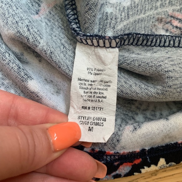 Floral Dress Criss Cross Back - Picture 5 of 6